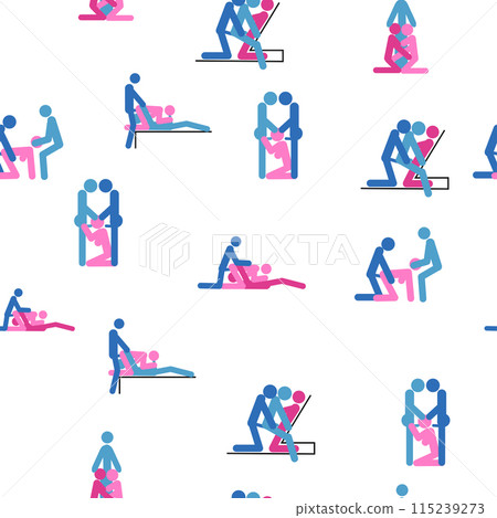 Kama Sutra, seamless pattern, design, poster, fabric. Kamasutra, sketchy poses for making love. Set. Kama Sutra, seamless pattern, design, poster, fabric. Kamasutra, sketchy poses for making love. Set. 115239273
