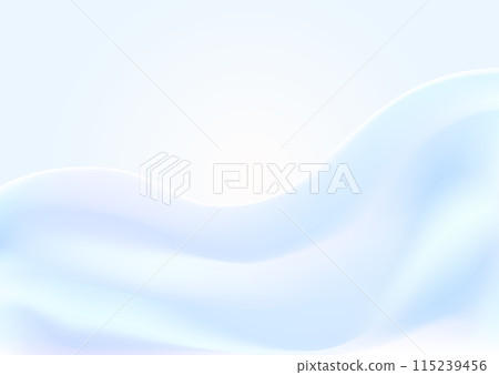 Fabric drape-like wave pattern background, gentle blue light Fabric drape-like wave pattern background, gentle blue light 115239456