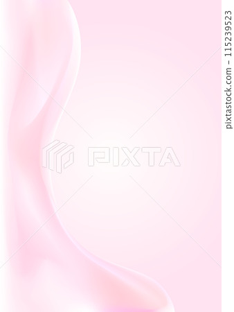 Vertical background of wave pattern like fabric drape, soft pink light Vertical background of wave pattern like fabric drape, soft pink light 115239523