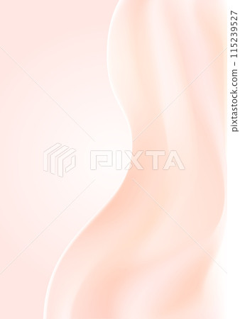 Vertical background of wave pattern like fabric drape, soft pink light Vertical background of wave pattern like fabric drape, soft pink light 115239527