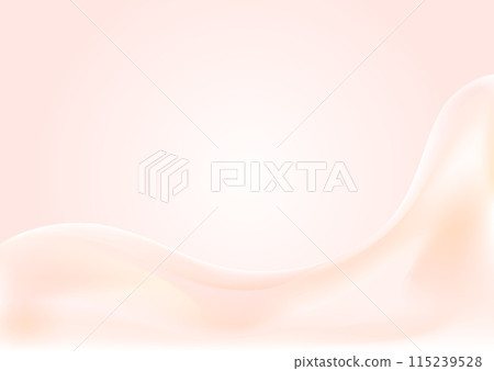 Fabric drape-like wave pattern background, soft pink light 115239528