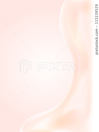 Vertical background of wave pattern like fabric drape, soft pink light 115239529