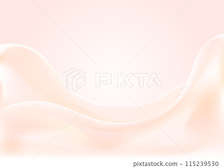 波浪圖案背景，如布料懸垂，柔和的粉紅色光 115239530