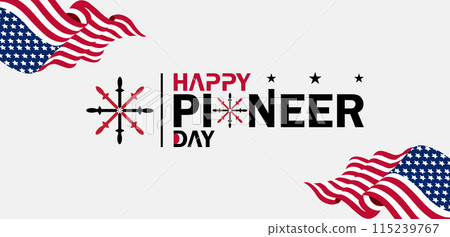 True Captivating Beautiful And Stunning Vector Design for Pioneer Day Celebration True Captivating Beautiful And Stunning Vector Design for Pioneer Day Celebration 115239767