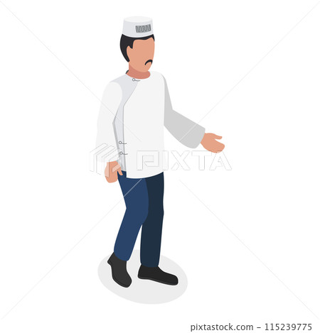 3D Isometric Flat Set of Ethnic Groups. Item 7 3D Isometric Flat Set of Ethnic Groups. Item 7 115239775