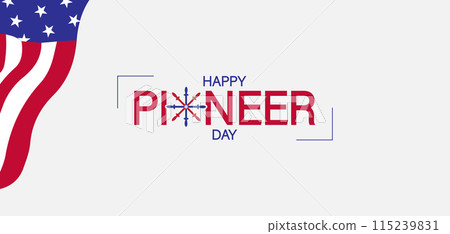 True Captivating Beautiful And Stunning Vector Design for Pioneer Day Celebration True Captivating Beautiful And Stunning Vector Design for Pioneer Day Celebration 115239831