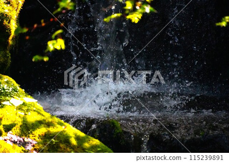 Small waterfall Small waterfall 115239891