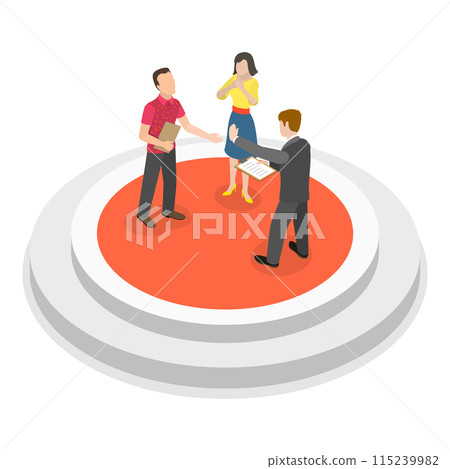 3D Isometric Flat  Illustration of Extracurricular Activities. Item 1 115239982
