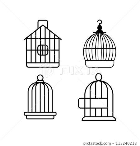 Bird cage icon Bird cage icon 115240218