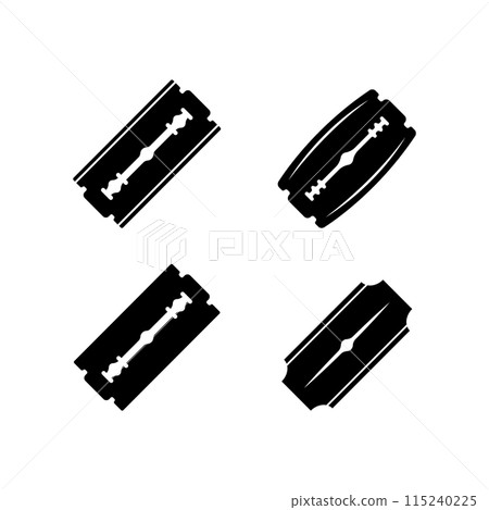 Razor blade icon 115240225