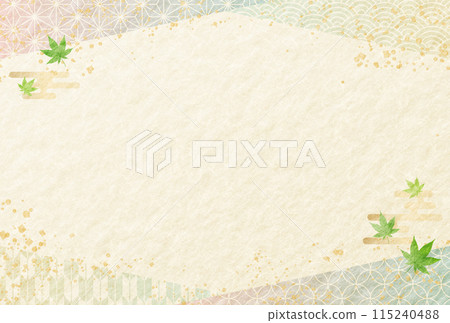 Summer, midyear gift, summer greetings, light blue, Japanese pattern, Japanese paper background Summer, midyear gift, summer greetings, light blue, Japanese pattern, Japanese paper background 115240488