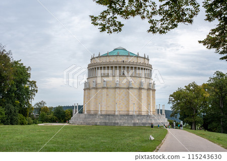 Kehlheim, Germany - August 10, 2022 - Liberation Hall, built by king Ludwig I after victory over Napoleon 115243630