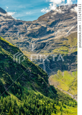 Hiking around the Grossglockner Mountain, Austria's highest Mountain 115243811
