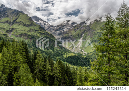 Hiking around the Grossglockner Mountain, Austria's highest Mountain Hiking around the Grossglockner Mountain, Austria's highest Mountain 115243814