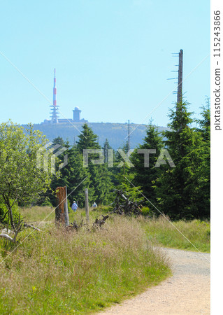 The brocken summit in the Harz mountains 115243866