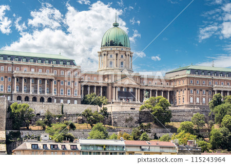 Famous Royal Palace in Budapest in Hungary 115243964