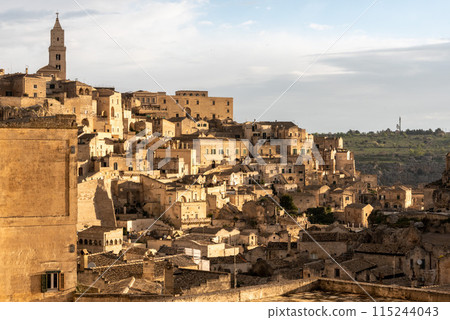 Scenic residential dwellings of Sassi di Matera, Southern Italy Scenic residential dwellings of Sassi di Matera, Southern Italy 115244043