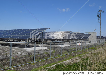 太陽能電池板自然能源 太陽能電池板自然能源 115244857