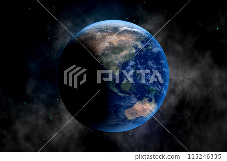 Realistic Earth illustration Realistic Earth illustration 115246335