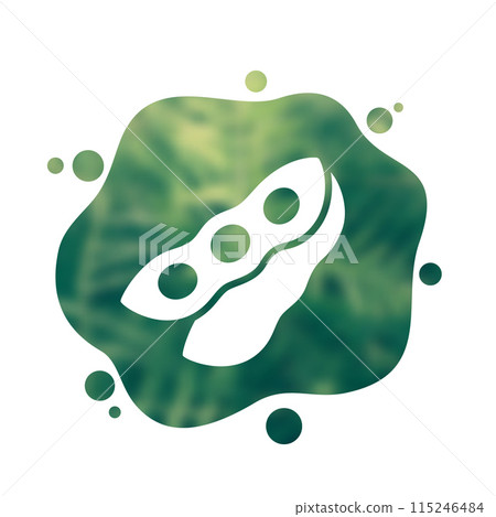 soybeans icon, soy beans vector 115246484