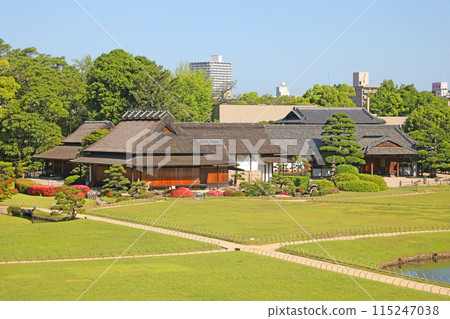 從神山眺望後樂園延養亭 115247038