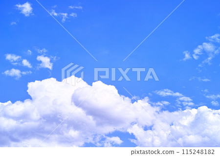 Blue sky and cloud image 115248182