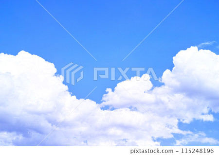 藍色的天空和雲圖像 藍色的天空和雲圖像 115248196