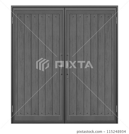 西式黑色雙門 115248934