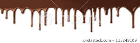 滴水液體巧克力背景紋理 115249109