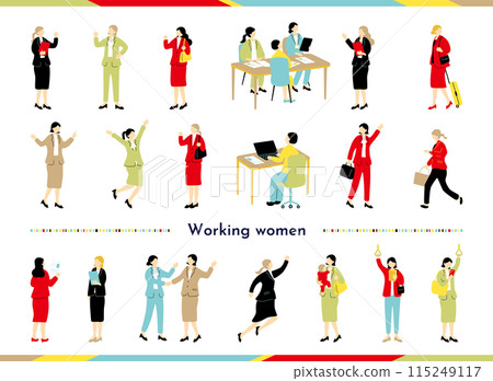 職業婦女商務場景素材合集 115249117