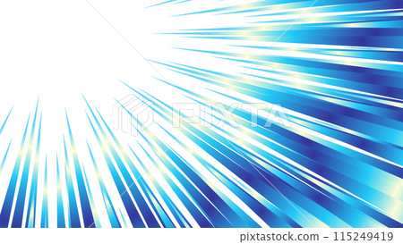 閃亮藍色漸層濃縮線條素材 115249419