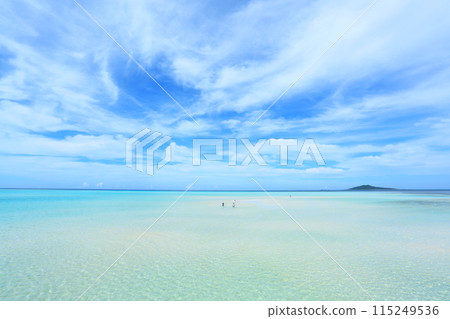 透明的沖繩宮古島海 透明的沖繩宮古島海 115249536