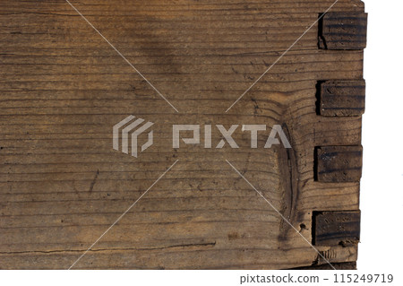 army ammunition wooden crate. top view. 115249719