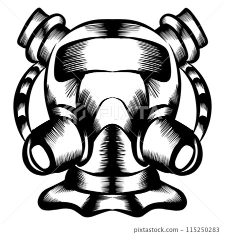 Human inventions: ancient diving helmets, astronaut suits. Past and future. Deep science. design with a transparent background Human inventions: ancient diving helmets, astronaut suits. Past and future. Deep science. design with a transparent background 115250283
