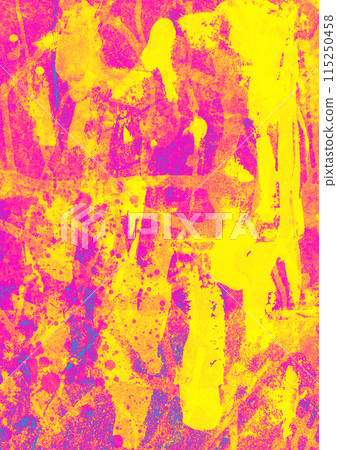 Pink and yellow colorful watercolor texture background 115250458
