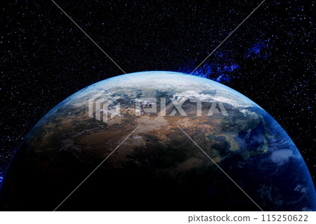 Realistic Earth illustration 115250622