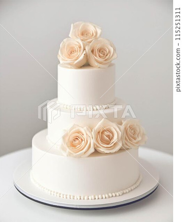 結婚新娘婚禮蛋糕裝飾蛋糕 115251311