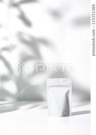 Pouch on white background Pouch on white background 115251368