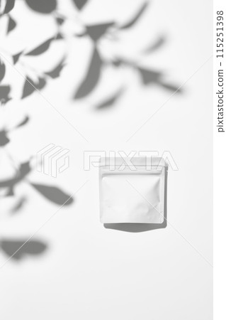 Pouch on white background Pouch on white background 115251398