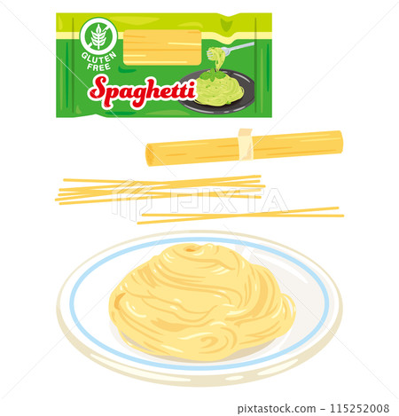 袋裝無麩質義大利麵和盤裝無麩質義大利麵 115252008