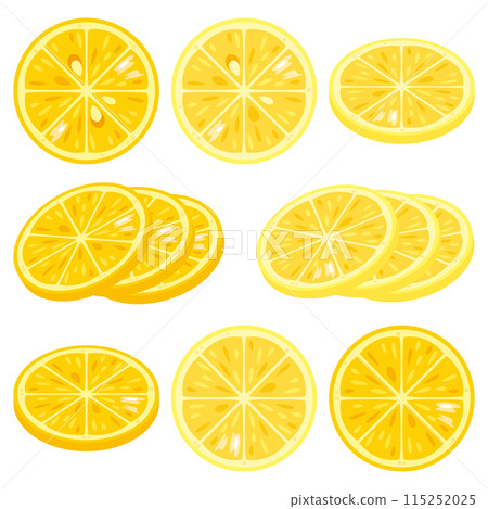 Sliced lemon Sliced lemon 115252025
