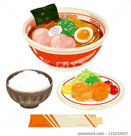 Ramen set meal 2 115252037