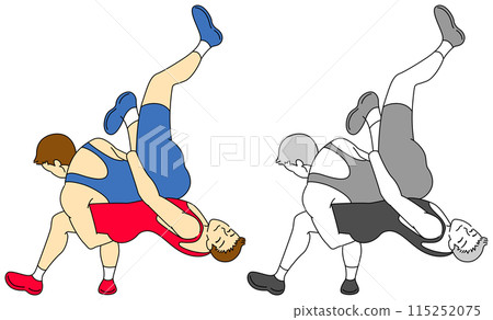 摔角運動員插畫集（男） 115252075