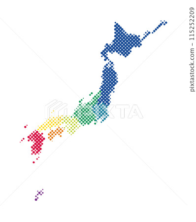 Map of Japan Map of Japan 115252209
