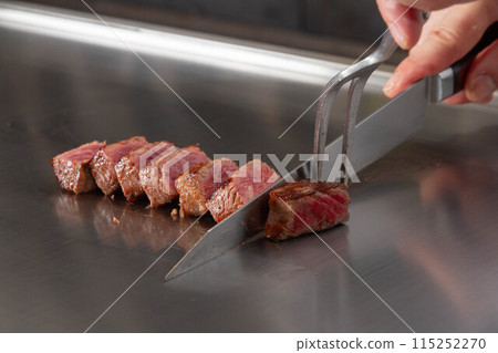 Cutting steak - 3 Cutting steak - 3 115252270