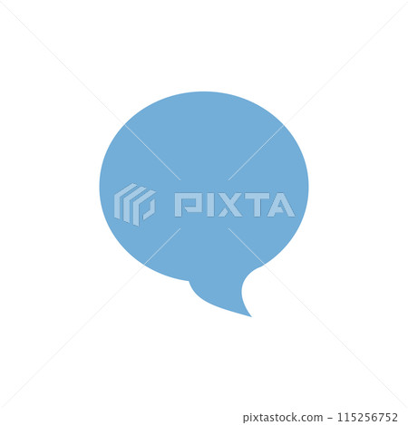 Simple and easy-to-use speech bubble frame illustration Simple and easy-to-use speech bubble frame illustration 115256752