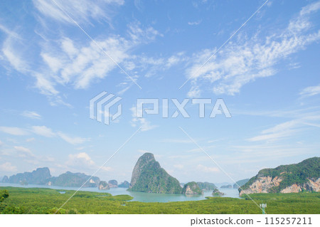 泰國，普吉島，帕岸灣，沙美島南希景觀， 115257211