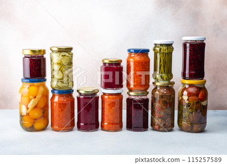 Preserving vegetables for the winter 115257589