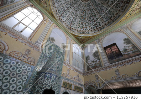 Tiles and murals of the Harem of Topkapi Palace 115257916