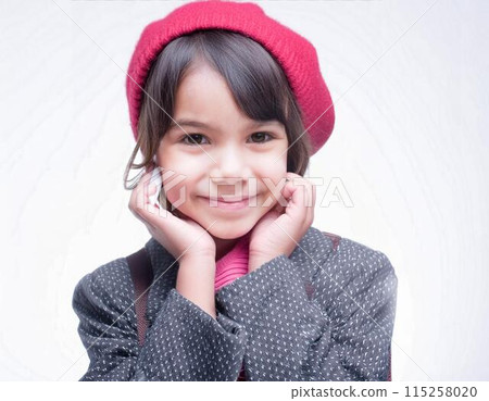A half-Japanese girl in a neat and tidy fashion A half-Japanese girl in a neat and tidy fashion 115258020